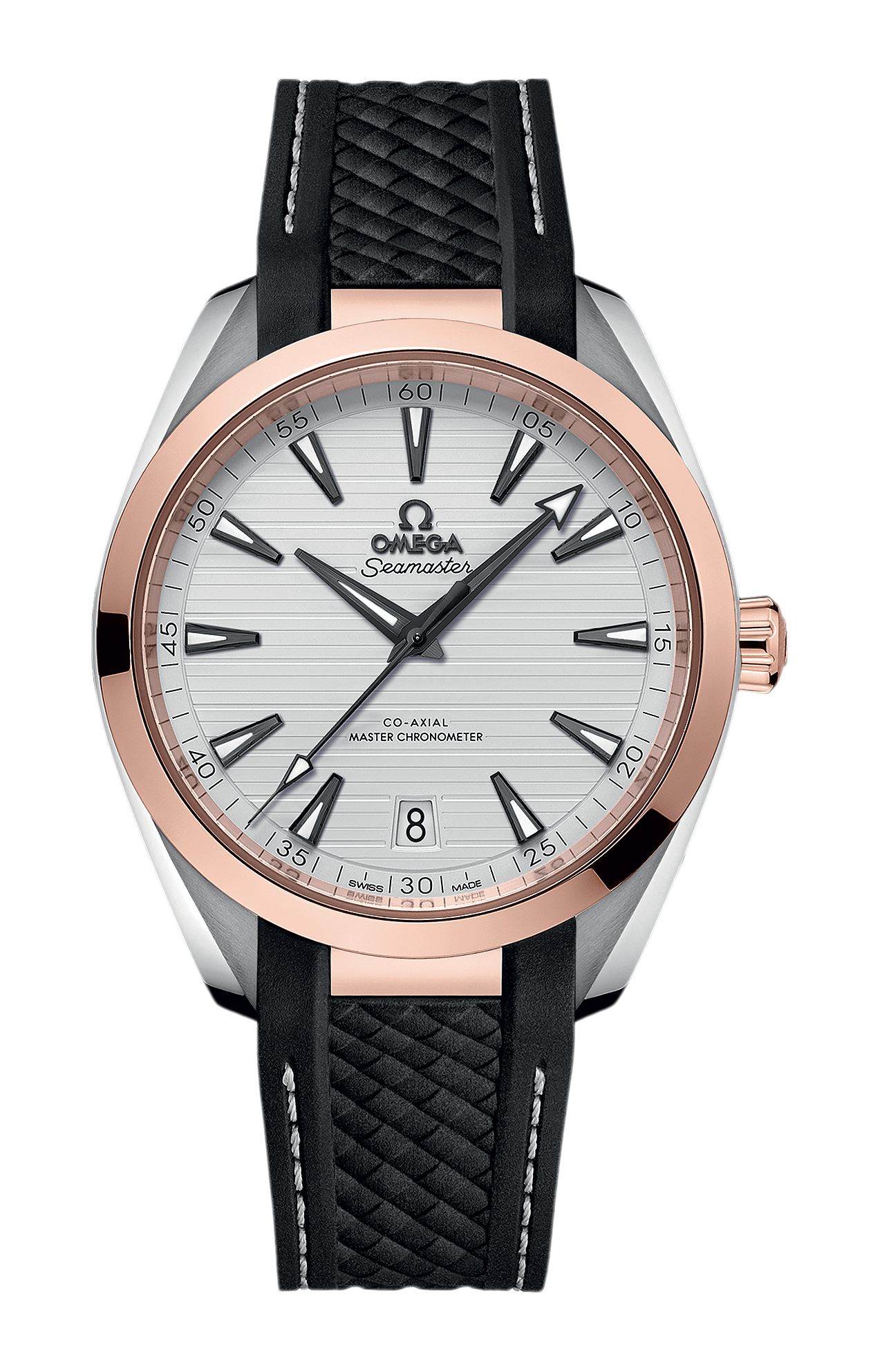 Omega | SEAMASTER AQUA TERRA 150M 41 MM, ACCIAIO-ORO SEDNA&trade; SU CAUCCI&Ugrave; - 220.22.41.21.02.001 (1)