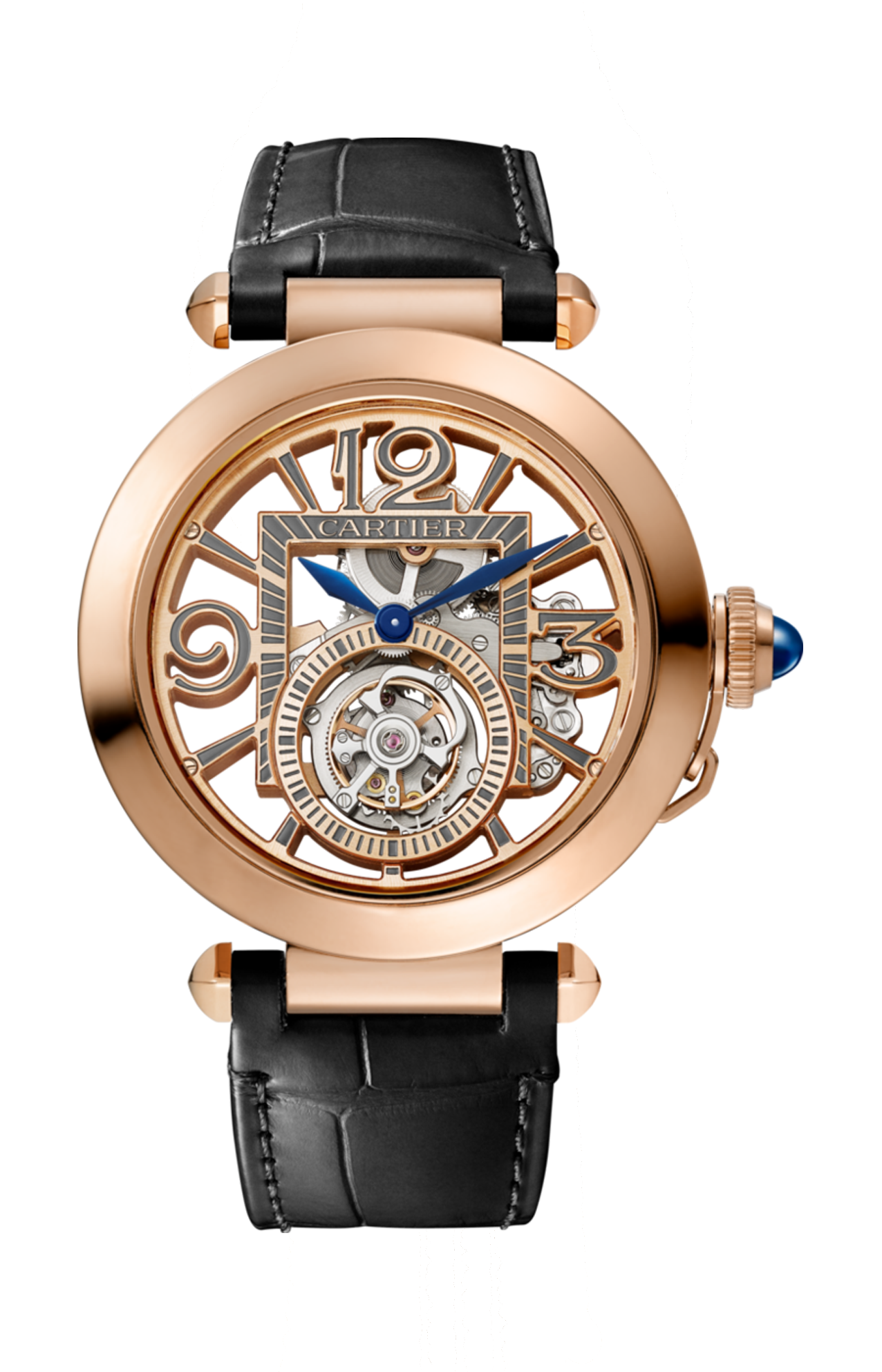 Cartier | PASHA DE CARTIER, 41 MM, ORO ROSA, SCHELETRATO, MANUALE - WHPA0006 (1)