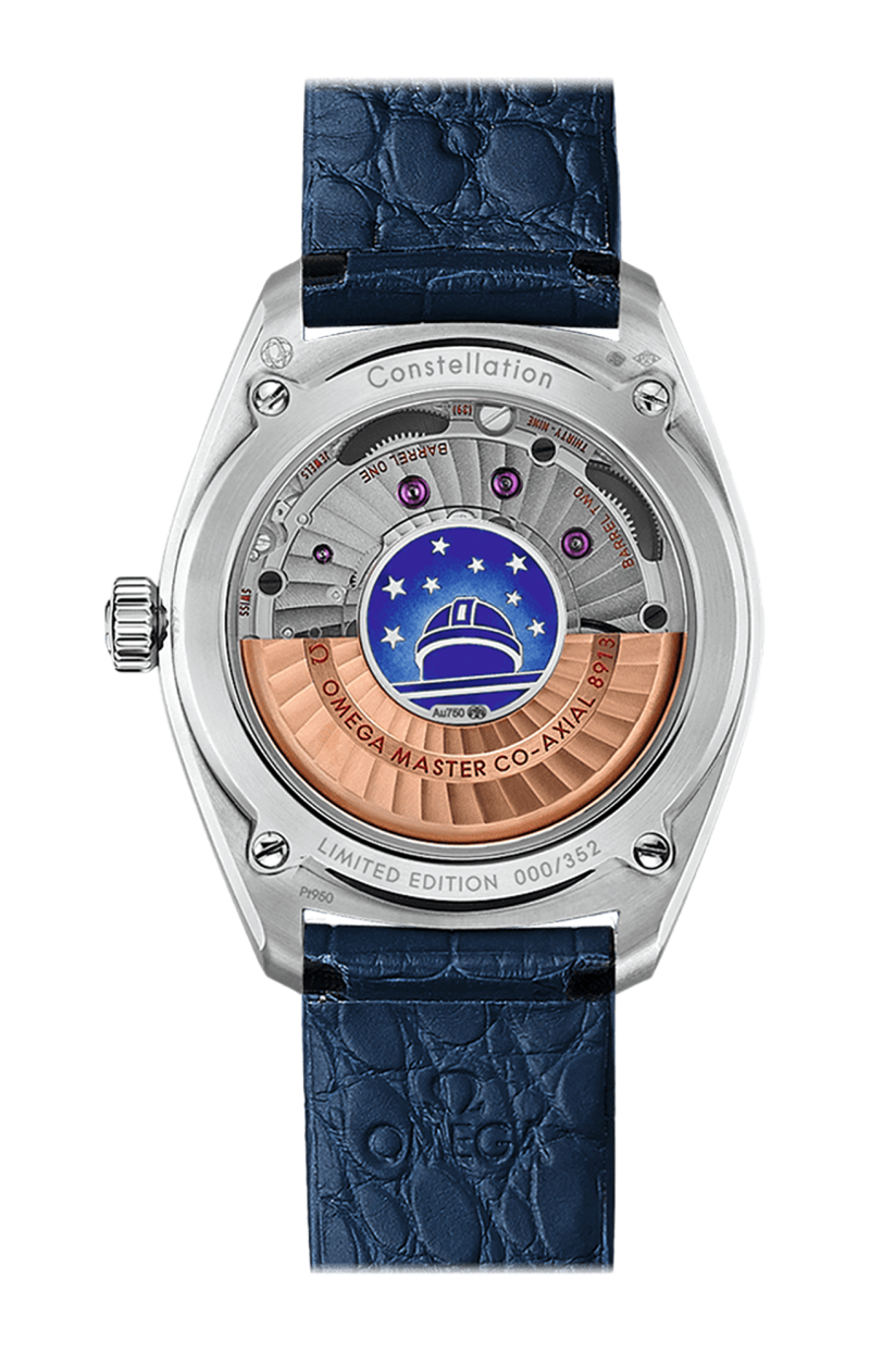 Omega | CONSTELLATION GLOBEMASTER 39 MM, PLATINO SU PELLE - LIMITED EDITION - 130.93.39.21.99.001 (2)